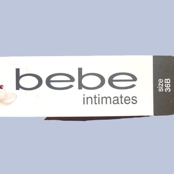 Bebe Intimates Mega Push-Up Fuchsia Pink Floral Lace Bra Size 36B - Picture 7 of 9